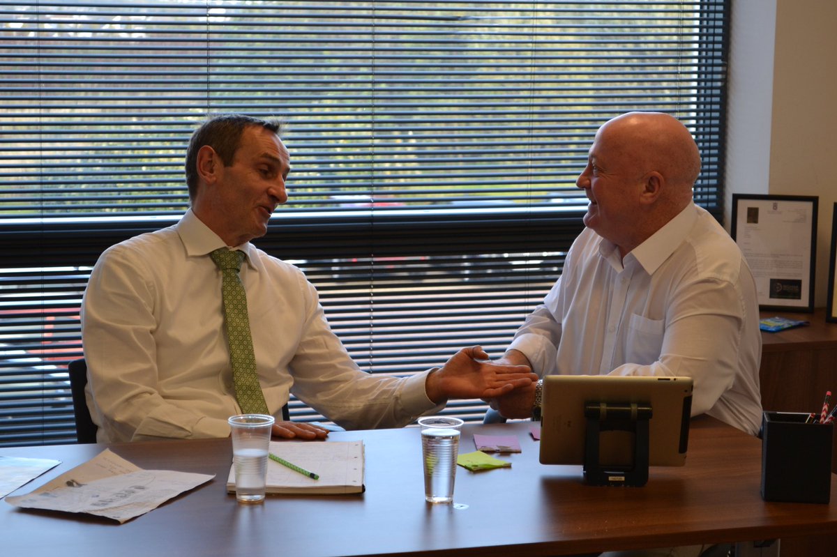 McormackInfo's tweet photo. Had a chat with Chief Executive Alan Mitchell from Fife Chamber of Commerce yesterday, and the wheel keeps turning #fifechamberofcommerce #mccormackinnovation #flushaway https://t.co/XhxRFJz7dE