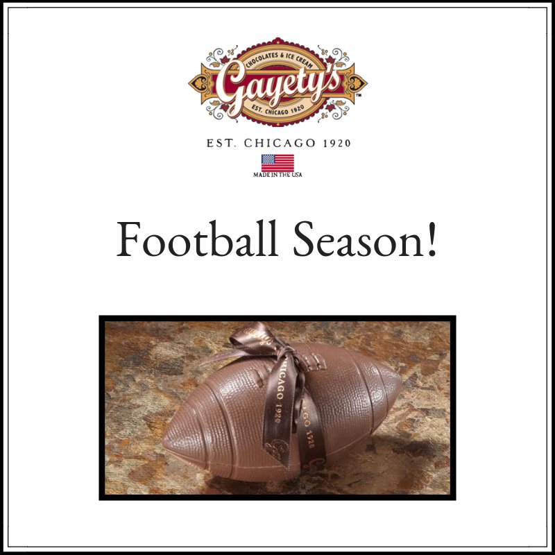 GayetysChoc's tweet photo. Football season is in full force! Are you hosting any tailgating parties or know someone who would love some of our chocolate footballs! https://t.co/UjuXjIGGDs https://t.co/nIlu3BypFZ