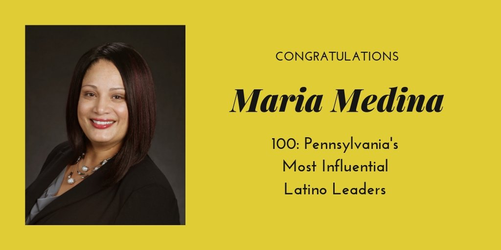 We're proud to have <a href="/UnidosComcast/">We Moved ⏩ @Comcast</a> Lead Maria Medina honored by <a href="/LatinoConnectPA/">Latino Connection</a> as one of Pennsylvania's 100 Most Influential Latino Leaders during #HispanicHeritageMonth