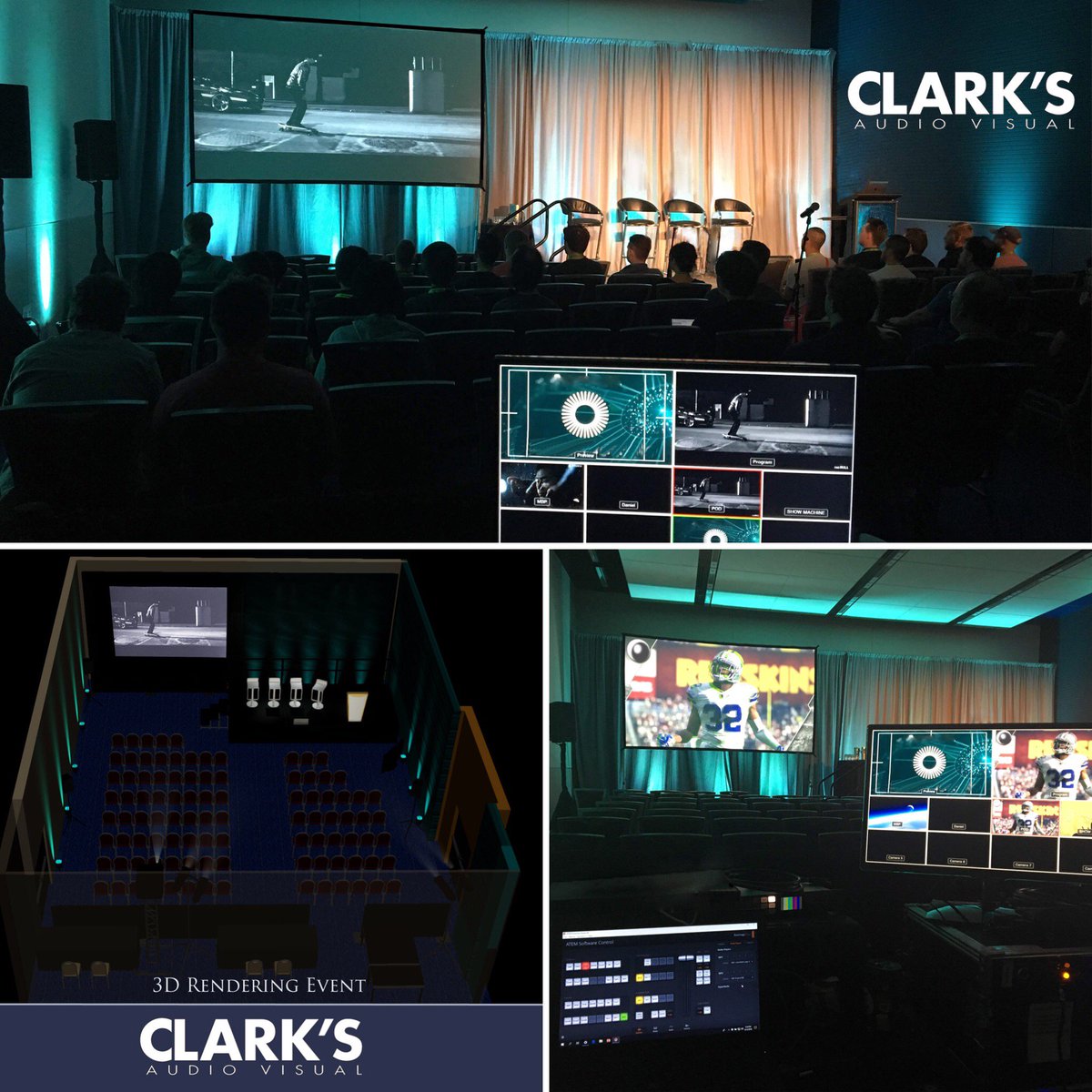 ClarksAV's tweet photo. Clark's can help you visualize your events by creating a 3D concept-drawing to provide you with the desired layout before your event takes place.
.
.
#3Drendering #3Dstagedesign
#creativelighting #projection #4K
#clarksav #vancouvercorporateevents #avproduction #eventrentals https://t.co/HDoxqzuWot