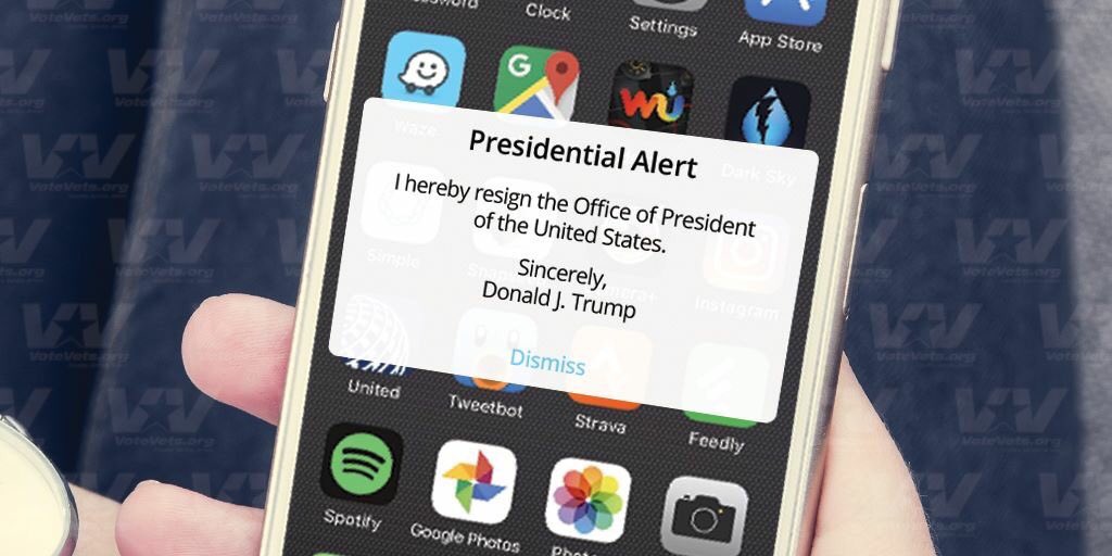 _SamanthaRose_'s tweet image. This is the only text I want to see from Trump #PresidentialAlert  #TrumpText