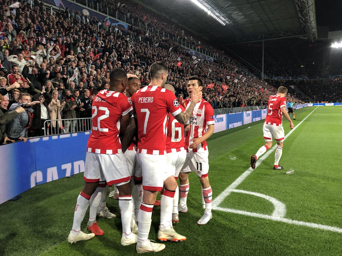 PSV festejó con todo el gol de Pablo Rosario