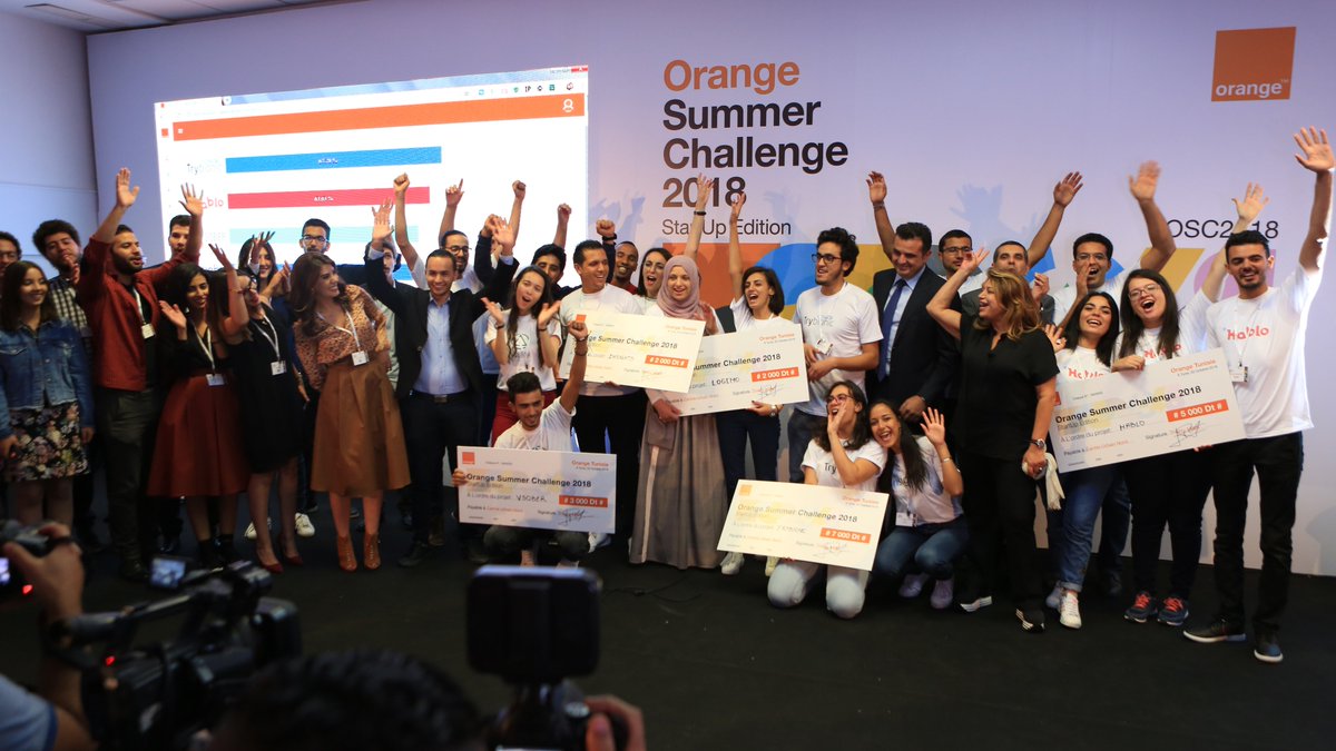 OrangeTN_Plus's tweet photo. Bravo à toutes les équipes et #startups d'avoir fait du #OSC2018 une édition exceptionnelle! Beaucoup de créativité dans les pitches et des réalisations techniques de haut niveau... Bravo aussi aux coachs du #OrangeDeveloperCenter pour leur soutien
Merci et à l'année prochaine 🙏 https://t.co/MBDdKKqyYp