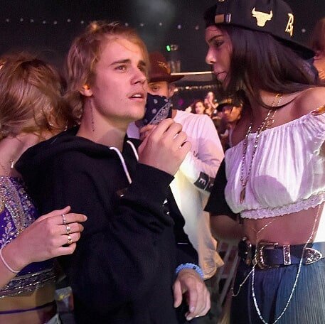 April 11, 2015. Hailey and Justin at Coachella.