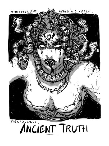 03 - MYTH
I absolutely love the fact that the myths in AC are coherent 'cause they're explained &amp; perfectly make sense with the franchise's lore. ✨
#Digitober #Inktober #Inktober2018 #InktoberAssassins #AssassinsCreed #AssassinsCreedOdyssey #ACFinest @assassinscreed @Ubisoft 