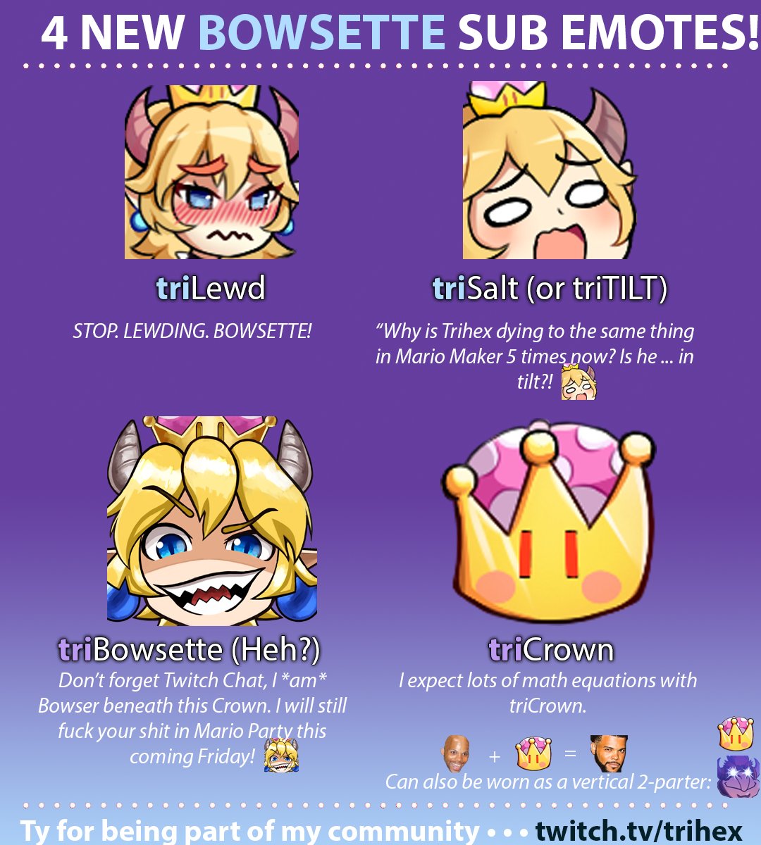 trihex's tweet photo. OCTOBER GIVEAWAY = SENHEISSER HD-660S HEADPHONES plus..

• 4 new Bowsette Emotes (help me name them)
• Megaman 11 later this week
• Super Mario Party this week
• More Dark Souls 2 + Golden Yoshi Island

Enter @ https://t.co/mmujBdmsAj https://t.co/lUOMhdNP8Y