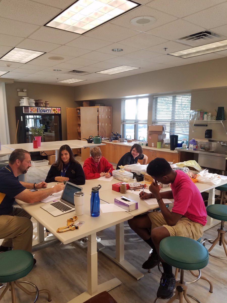 STEAMMHS1's tweet photo. Planning the next round of regional agriculture baskets for the project market. @npisenbe's classes working hard. Come check out their designs next week at the MHS Student Project Market #designthinking #STEM #STEMed #agribusiness https://t.co/6MPI5gIYiw