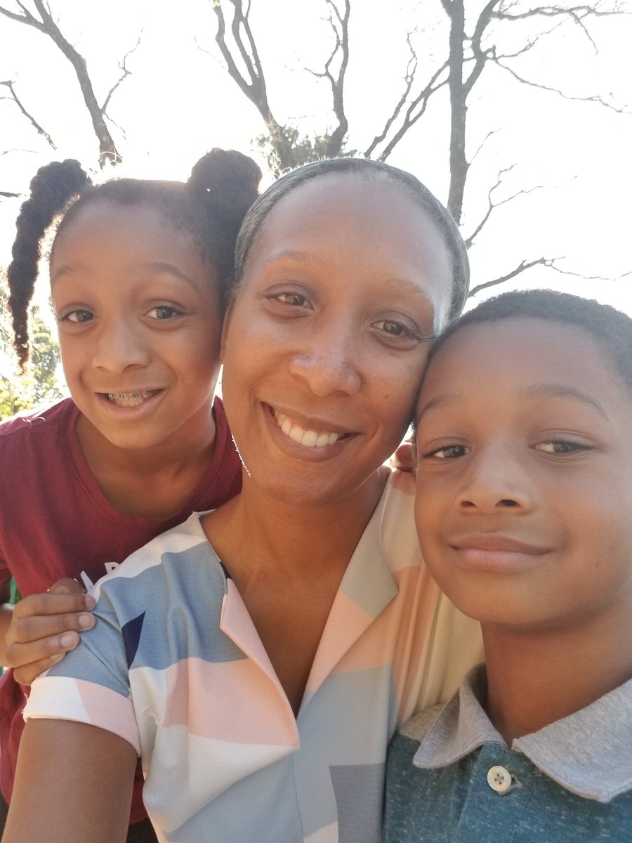 A beautiful day for stopping by the playground after school.