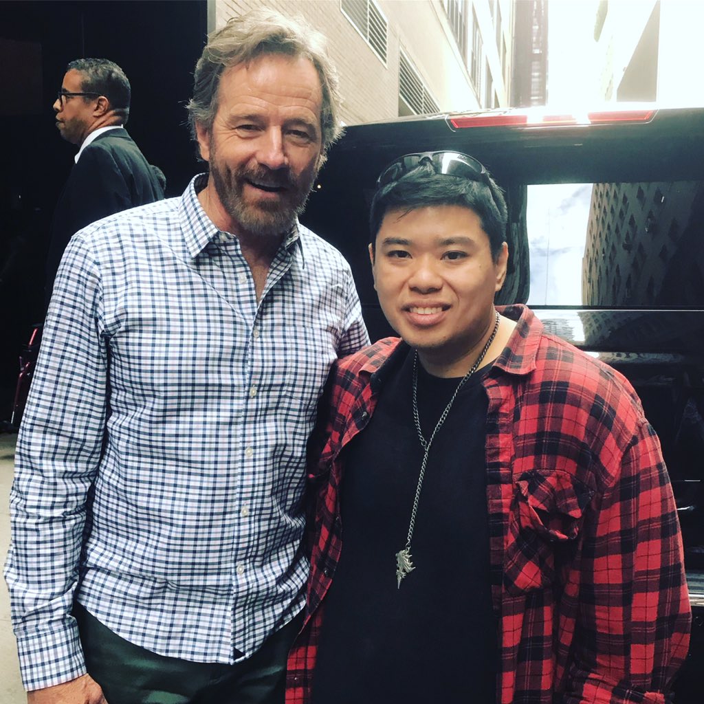 Boukenred's tweet photo. Starting off #NYCC, by Braking Bad with Heisenberg himself — Bryan Cranston. #BryanCranston #BreakingBad #WalterWhite #Hisenberg #MslcolmInTheMiddle https://t.co/l6ItNGFd9H