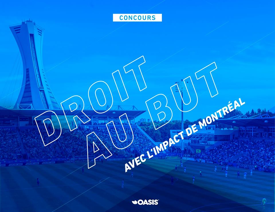 Cours la chance d'encourager tes joueurs préférés de l'<a href="/impactmontreal/">x</a> accompagné de 3 de tes amis!⚽️ En plus d'avoir un accès VIP, tu pourras repartir avec un maillot de l'équipe personnalisé. Prêt à participer? Inscris-toi ici 👇 
bit.ly/2xEzKD5