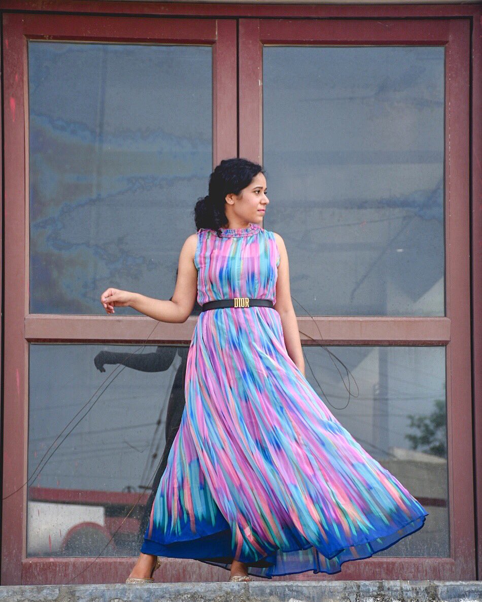 GirlIn_BlueCoat's tweet photo. This dress makes me want to dance. #justdancewithlabel #LabelSquad #LabelRituKumar https://t.co/LptpLsAwbb