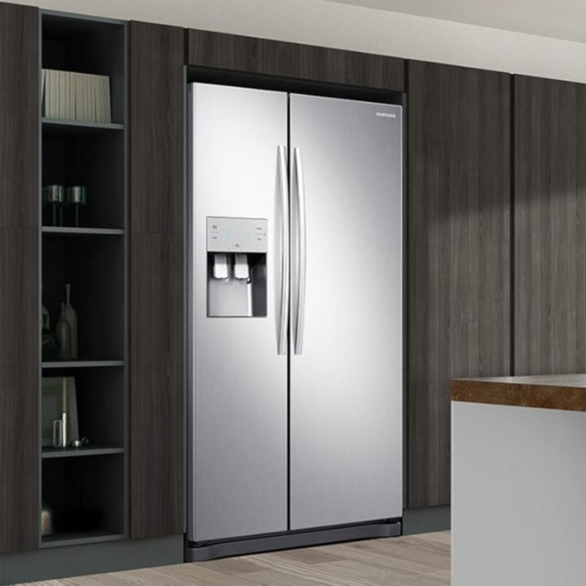 SamsungSA's tweet photo. Form meets function in the innovative #FoodShowCase refrigerator. https://t.co/VLqZa3CZjr https://t.co/jp8AHCzA3c