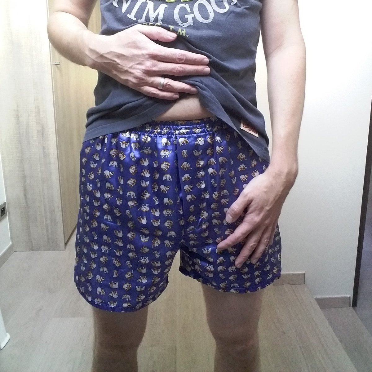 ledger_phoenix's tweet photo. Getting ready for work. #satinboxers #satinboxershorts #satingear #boxershorts #silkboxers #silkboxershorts #nylonlover #satinlovers #gayboy #gay #underwear #underwearguy https://t.co/xaUe2EGRna