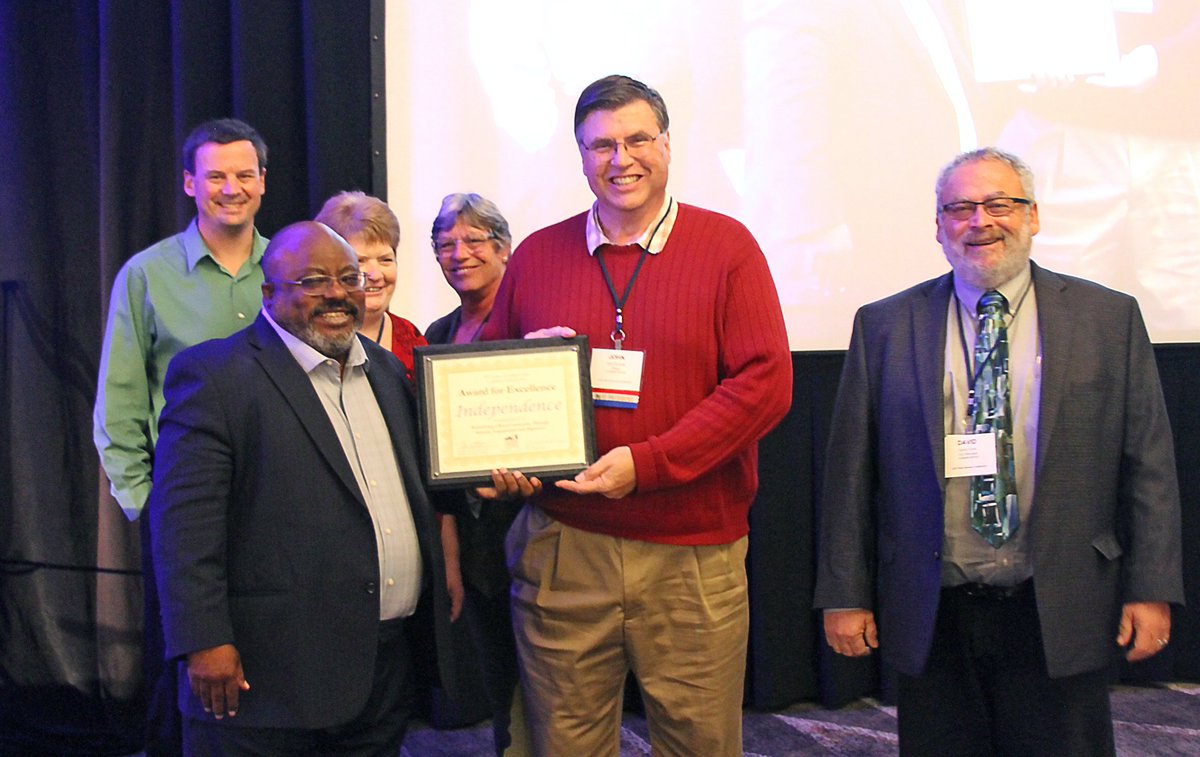 OregonCities's tweet photo. Congrats to the @IndependenceOR, winners of the 2018 Award for Excellence for revitalizing a rural community through attitude, engagement and alignment. #ORCities2018 https://t.co/SbIL8BvTQt