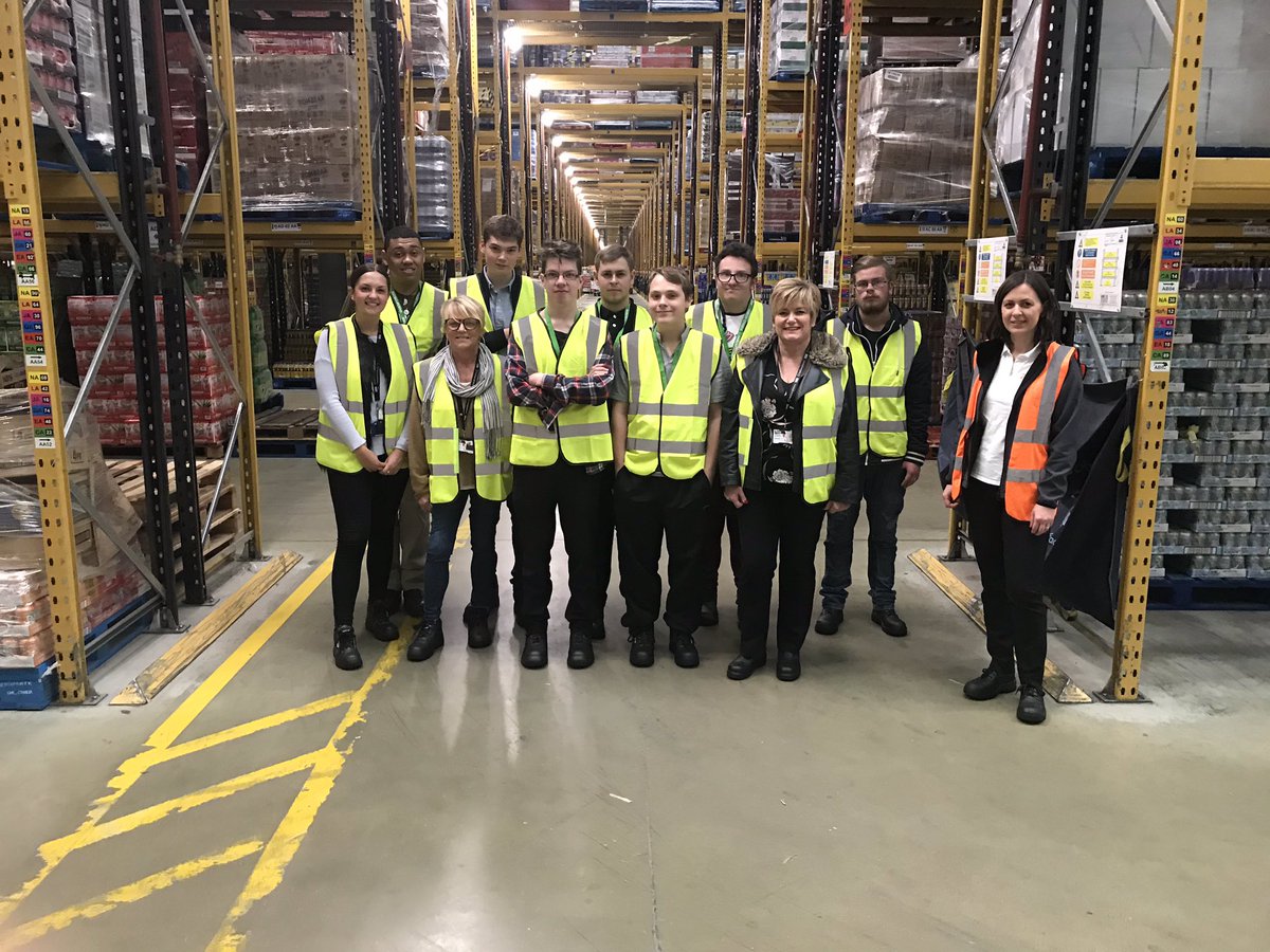 HCRebeccaSoph's tweet photo. Amazing visit to @Poundland Harlow Warehouse today for potential Supported Internship placements. @247recruitment @HarlowCollege 🚚😁 https://t.co/6EhvLCFjEK