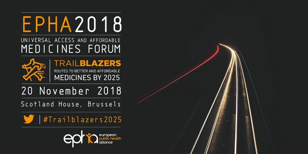 EPHA_EU's tweet photo. Thank you for joining the #GoodMedicines debate at #EHFG2018 ! Next step >>> register for #trailblazers2025, EPHA's #accesstomedicines forum in Brussels, 20 November https://t.co/E0AhVWSIti https://t.co/UArS93eGrM