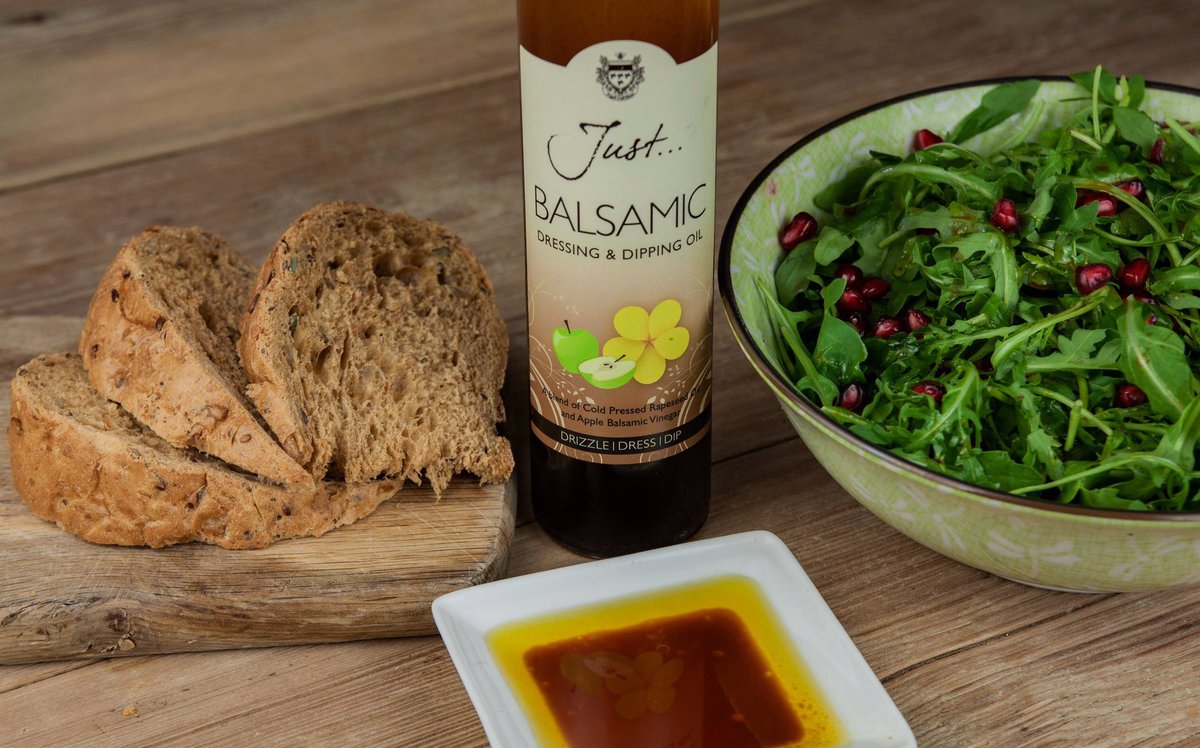 Our Just Balsamic Vinegar is available to buy off Amazon at £22.00 for 6 x 250ml bottles

The blend of Cold Pressed Rapeseed Oil and Apple Balsamic Vinegar gives a smooth, nutty flavour ideal for dipping bread

Follow the link to try for yourself amazon.co.uk/dp/B0073BVKK8