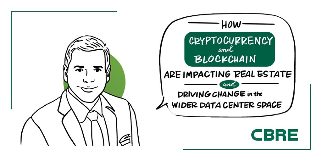 How are #cryptocurrency and #blockchain impacting data center real estate? CBRE's David Cervantes explains in a new video from <a href="/cbredatacenters/">CBRE Data Centers</a> cbre.co/2NYUVdb