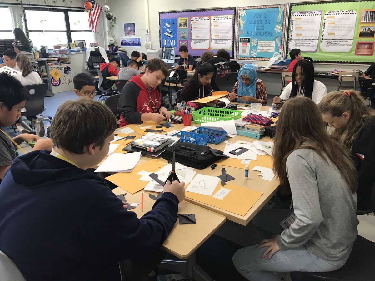 SpoFJH's tweet photo. The creativity is flowing this morning.  We are working on something special to celebrate the awesome staff members of FJH! https://t.co/DtATgNjmBr