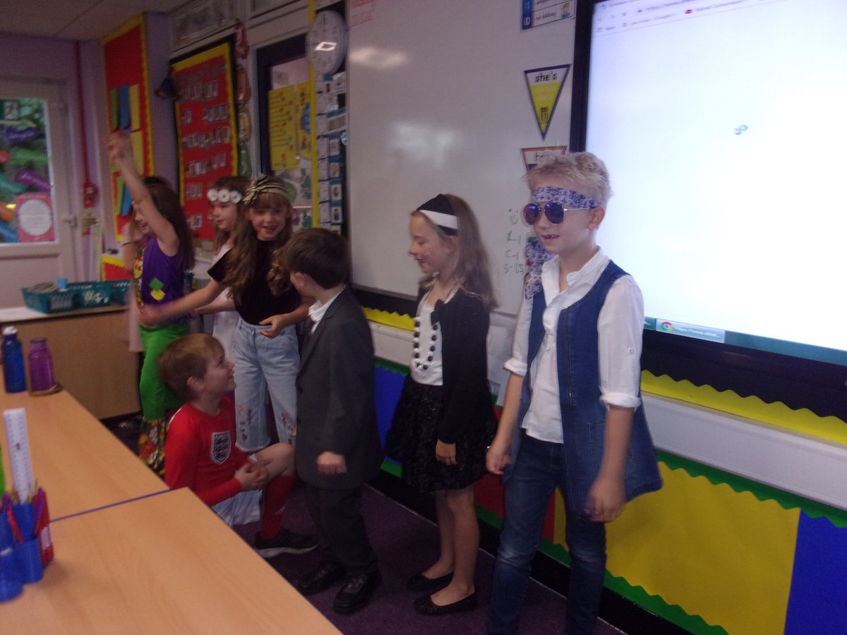 MissJenkinson's tweet photo. Y3 worked their socks off today: making, creating, composing, writing, producing and performing all things 1960's - who knew there was so much to learn from the 1960's @GarswoodPrimary #decadeinaday #enjoy #learn #engross #apply #master website has the full gallery https://t.co/JZsw2IEwVx