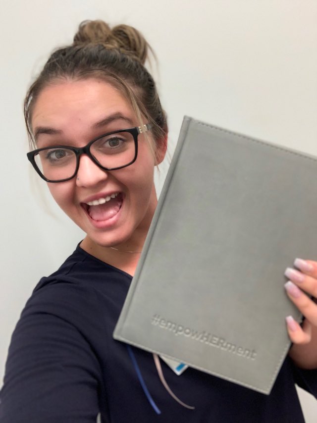 AttworkCeleste's tweet photo. SO excited for this amazing journal I got from the women’s #empowerHERment summit 😍 I cannot wait for my personal journey with AT&amp;T 💃🏽 thank you for having me @404girl ! #empowerHERment #MidAdlanticTakeover #riddlezrydaz @theriddler704 @JT_42 @rhyneandgrind https://t.co/bEfXFTcCGU