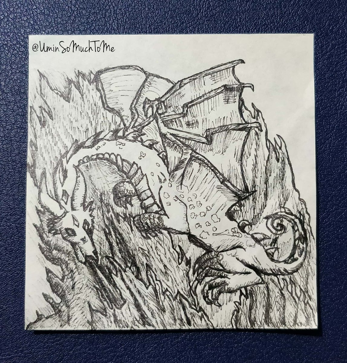 UminSoMuchToMe's tweet photo. ・♔ DAY3: Roasted ♚・
・。 31 post-its : 1 big picture 。・
#Inktober #Inktober2018
@inktober #art #InktoberDay3
#technicalpenart #inkrendering https://t.co/nrSaPJ97kK