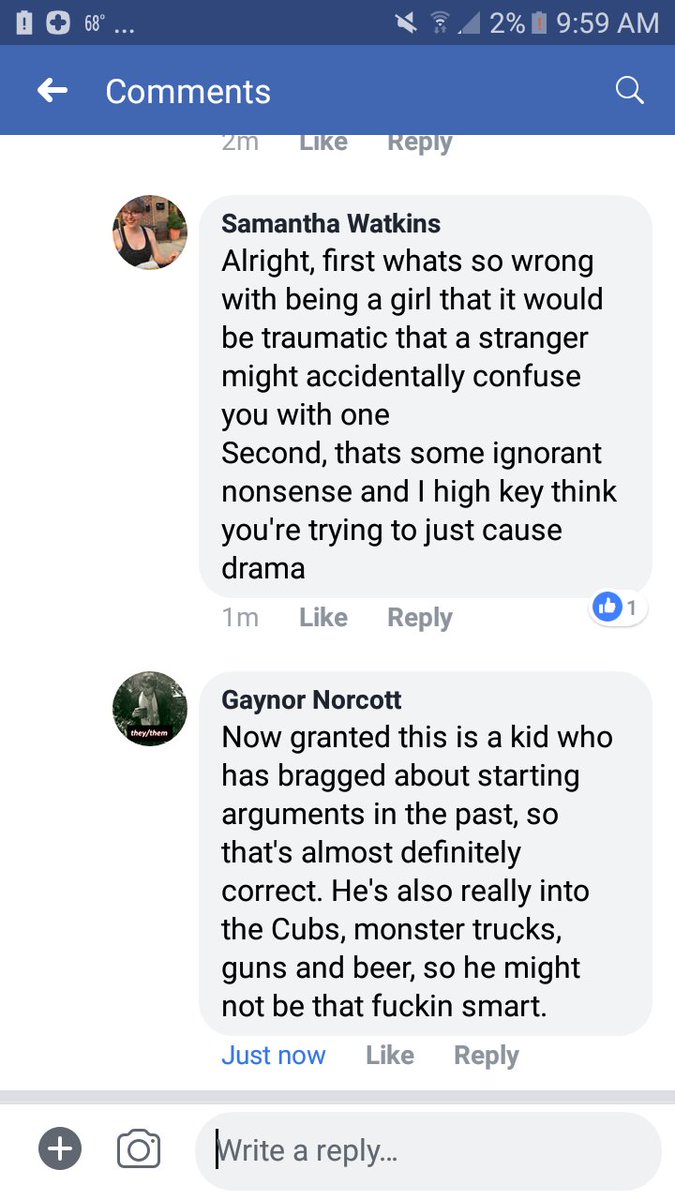 Joshua7377272's tweet photo. People are damn near idiots. I was kidding about the color pink but lets be real , people are idiots https://t.co/SN8Y9KjYIV