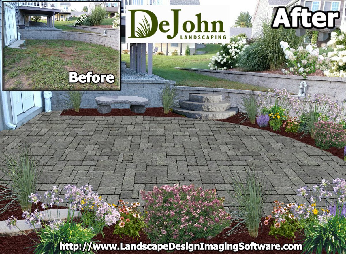 GreenScapesland's tweet photo. THIS IS PHOTO REALISTIC IMAGING USING #GreenScapes #LandscapeDesignSoftware credit goes to Dave DeJohn from DeJohn Landscaping NH. Learn how: https://t.co/RWmhAyblgl https://t.co/mHmciUmbYe