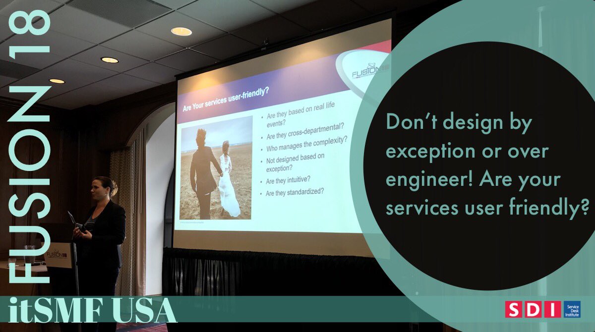 Dai_Wright's tweet image. Some cool user experience considerations! @elt5u #SMFUSION #Fusion18 #ITSM #UX #CX