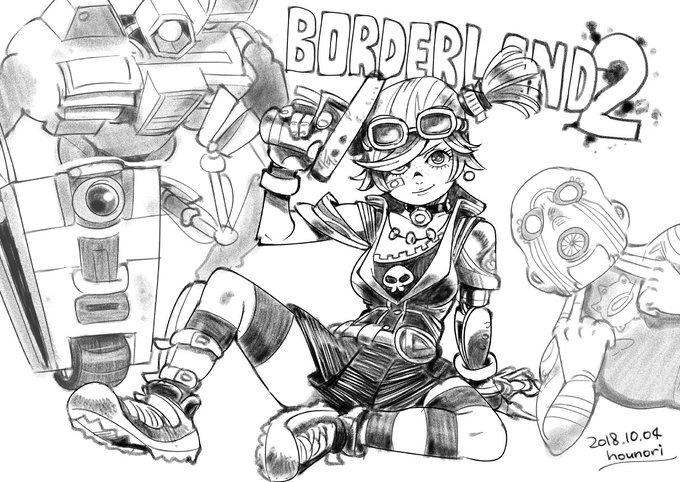 お絵描き:Borderlands2 