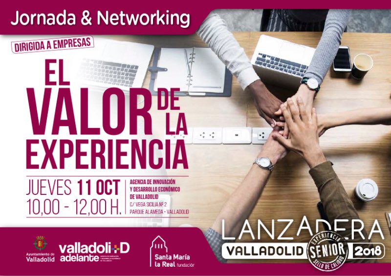 LSenior2018's tweet photo. ¡NO TE LO PUEDES PERDER!
Si quieres dar #valorañadido a tu empresa, el #talentosenior es la mejor opción. #ElValorDeLaExperiencia a debate la próxima semana. Cerrada la mesa de participantes y el programa.
https://t.co/hgAguacTjn https://t.co/1Kw2fhmtHD
