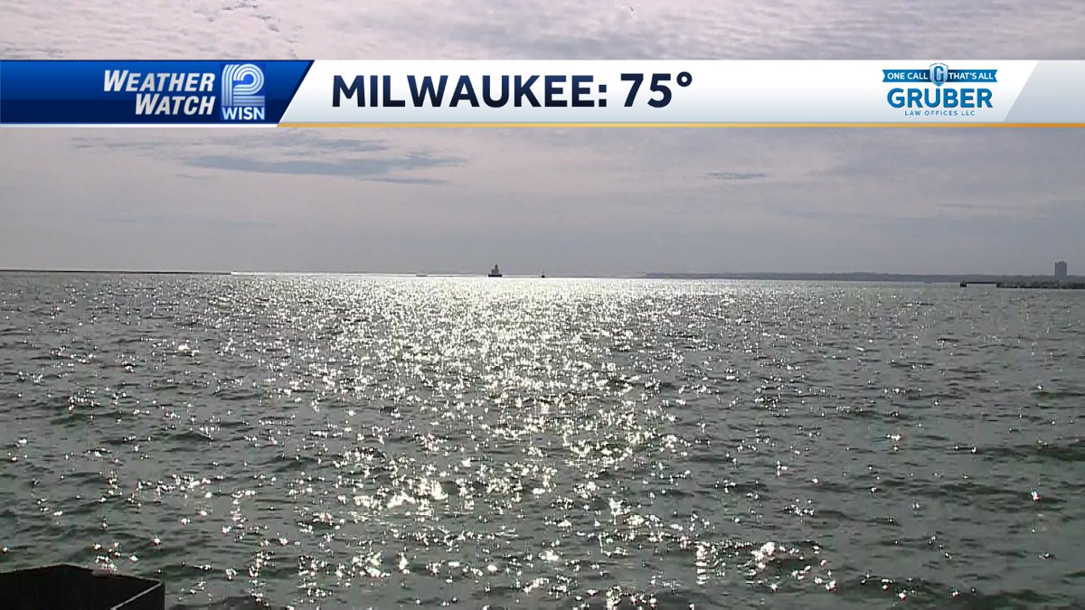 SeversonSally's tweet photo. Almost as good as being lakeside! 75. We're hitting air with @WISN12News at 11am. #summery #falltomorrow #wisntv https://t.co/CWMBYDTGdz