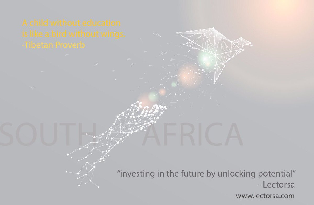 M6est1ny's tweet image. “A child without education is like a bird without wings” Tibetan proverb.
Join us at LITASA in Port Elizabeth on 5 and 6 October as we look deeper into 21st century literacy skills. #YesWeCan #Lectorsa #ForEveryChild #EducationAfrica