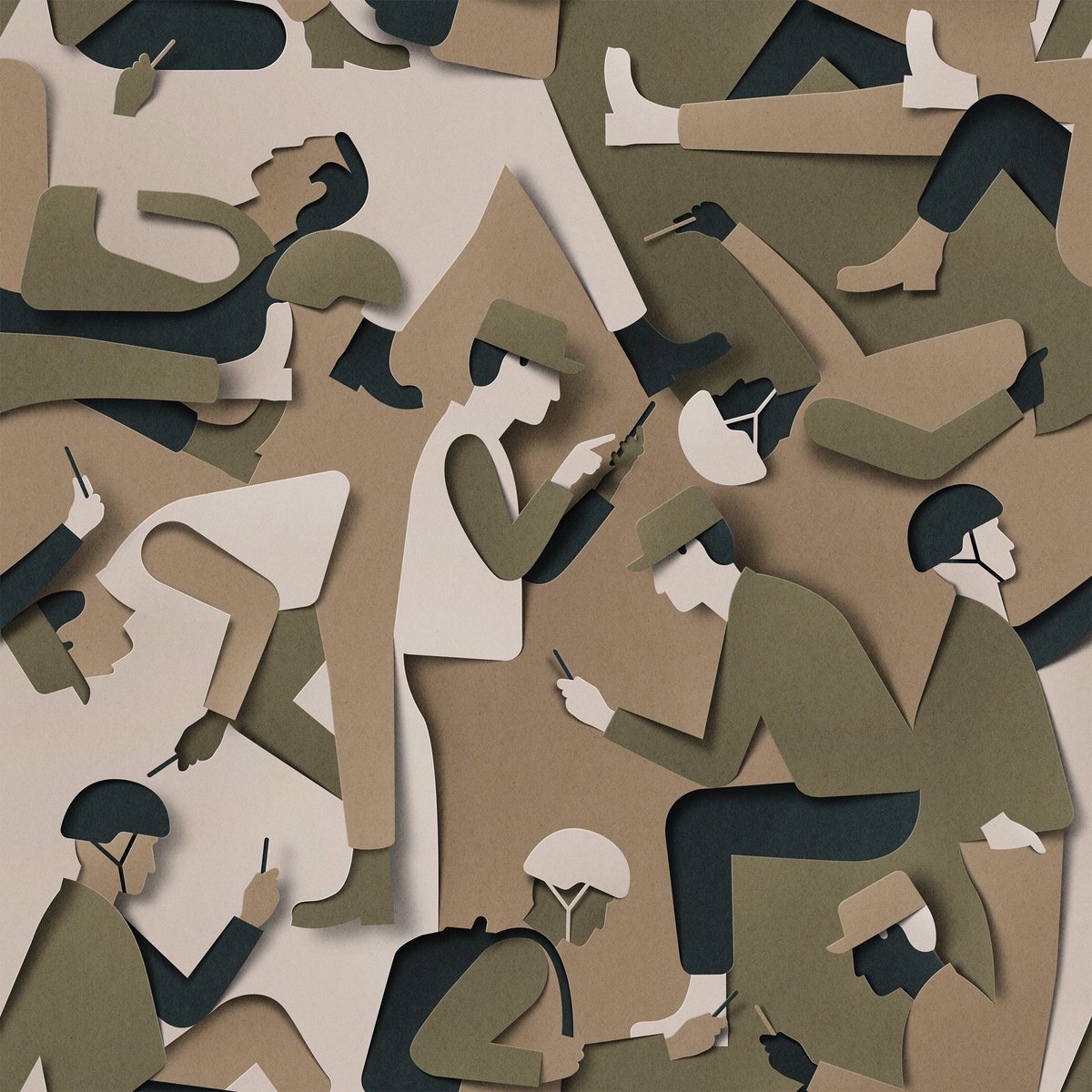 abduzeedo's tweet image. Editorial Illustration - Dangerous Camouflage dlvr.it/QmBG11