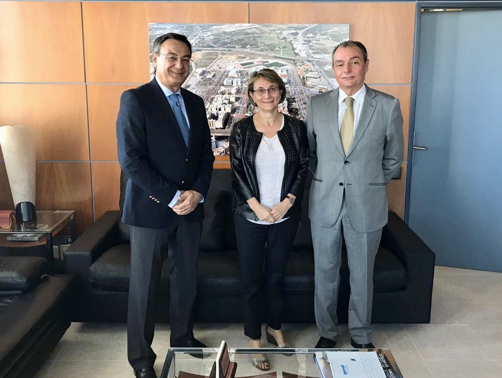 CEV_CV's tweet image. Los presidentes de @CEV_CV @Boronavarro y CEV Castellón, Sebastián Pla, acompañados de vocales de la directiva, han mantenido hoy una reunión institucional con la rectora de la @UJI_noticies @EvaAlconUJI con el objetivo de establecer nuevas líneas de colaboración.