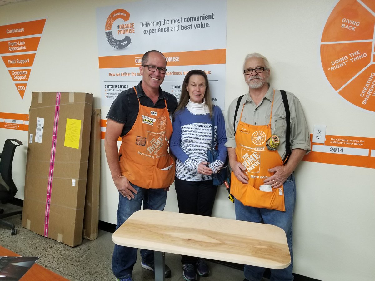 Excellent emotional connection story from Maynard and Patrick creating this wood table top for our customer and her husband in need. #3311wins <a href="/Deanna_HD/">Deanna Whiting</a>