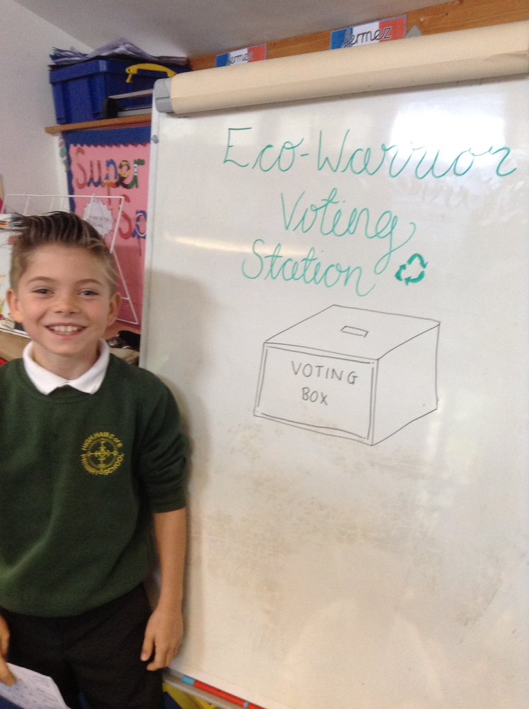 Year_5_HighHam's tweet photo. Well done to these children for delivering a persuasive campaign speech. Votes have been counted and the Oak Class Eco-Warriors will be revealed tomorrow ☺️♻️🌱 https://t.co/3PnfHGAquA