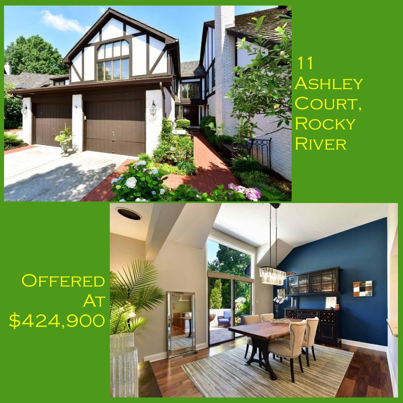 Spacious condominium in a GREAT location!  Too many updates to count - truly stunning.  Offered at $424,900.  #howardhanna #billreillyteamhh #rockyriver #rockyriverohio