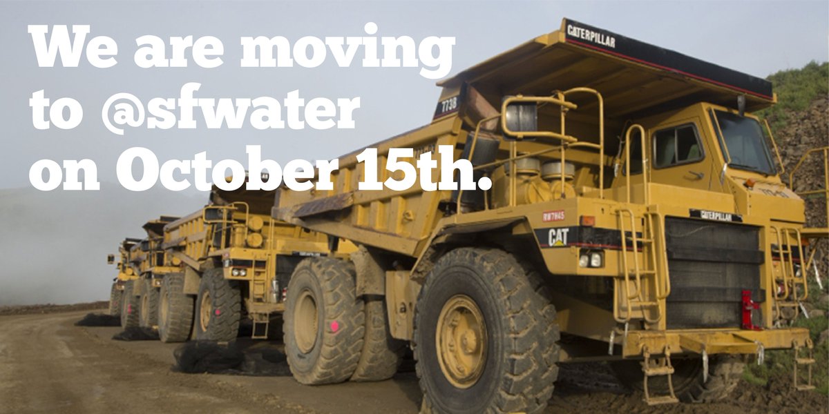 WSIPInTheNews's tweet photo. Starting October 15th, we will be moving over to @SFWater. Follow @SFWater and sign up for our blog at https://t.co/WbkSxXjPwX today for updates on the Calaveras Reservoir, road closures alerts, and our other water infrastructure news. https://t.co/sTbnHBD4l1