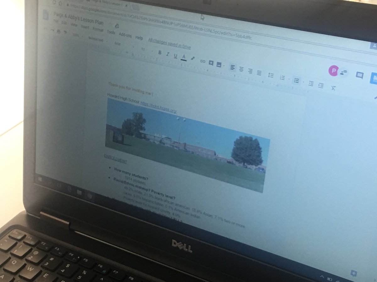 LisaTwissEdD's tweet image. I whole-heartedly believe teachers must know their school’s community. Today, my preservice teachers used school data, Google Maps, and Zillow to get an idea of school communities. Good stuff. #ISTEAnalysts #edtech #TowsonISTC