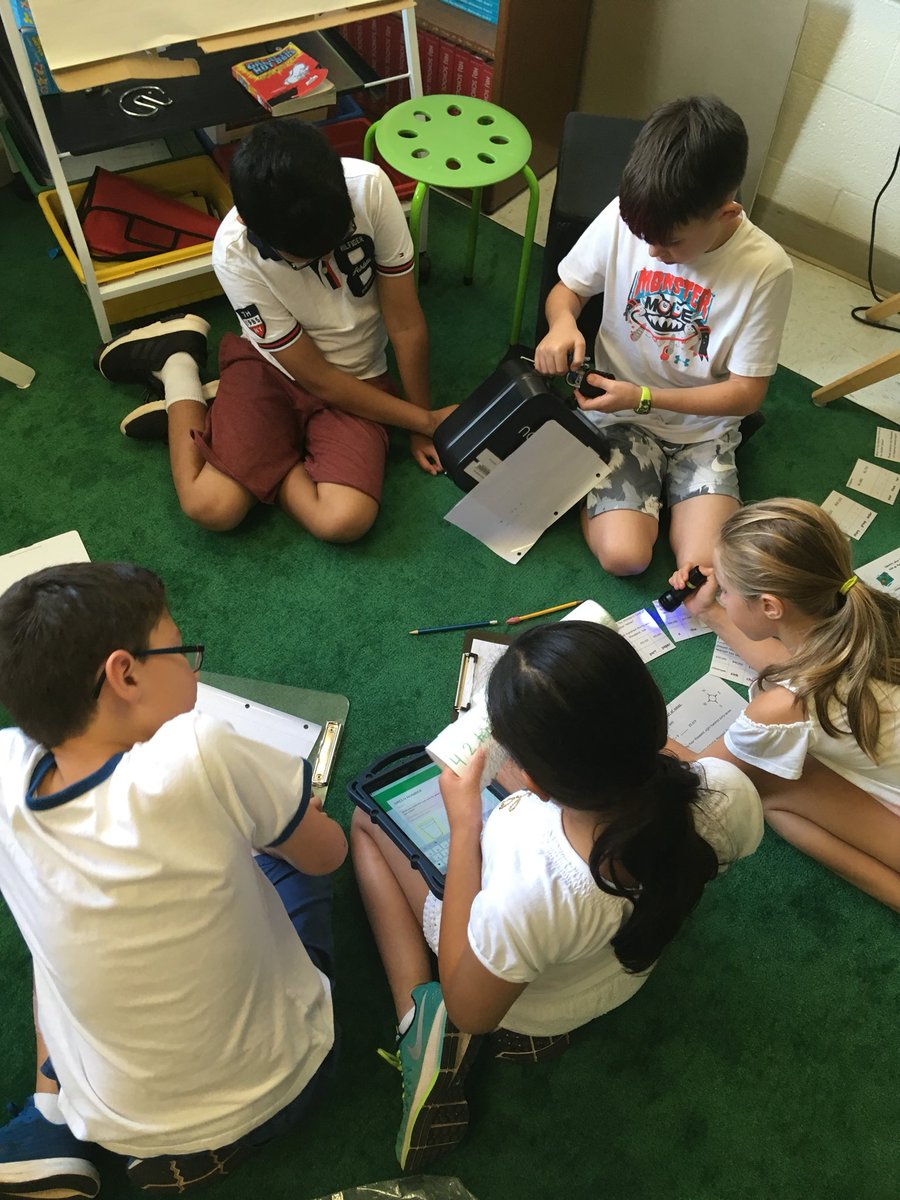 MillRunLCPS's tweet photo. @LHoylerGr3MR and Mrs. Rock’s 5th graders used the #5Cs and their knowledge of place value, comparing and ordering, and number forms to complete this awesome @breakoutEDU challenge! #lcpsifts #mathrocks #mre18 #lcps18 #lcpsedtech https://t.co/1CxflAKbmH
