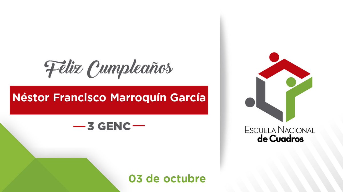 EC_IRH's tweet photo. Le enviamos un fuerte abrazo a nuestro egresado @Paco_Marro con motivo de su cumpleaños ¡Felicidades! 🎉 https://t.co/RAPPtBbueF