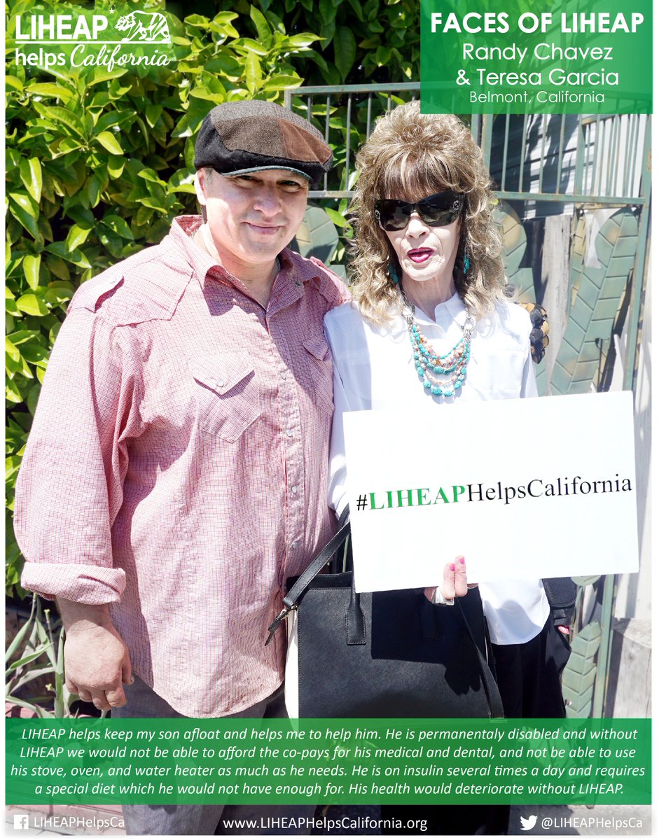 LIHEAPHelpsCA's tweet image. “LIHEAP helps keep my son afloat…his health would deteriorate without LIHEAP” When costs get too high, households often trade-off between their health or their electricity. LIHEAP is here to ensure that you don&apos;t have to choose.
#SaveLIHEAP #LIHEAPHelpsCA