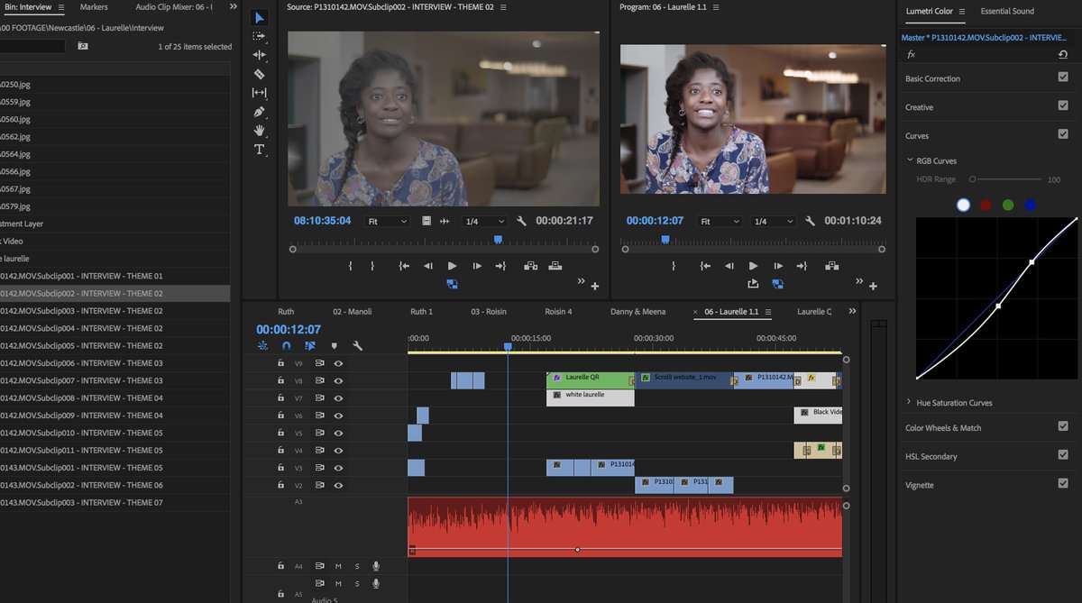 alan_fentiman's tweet photo. That was a blast. 15 short artist films shot across the North of England and edited within a month. Now to the post-production. Ooh the power of colour correction. #filmmaking #artistfilms #premiere #editing #colorcorrection https://t.co/KqKB2PP5An