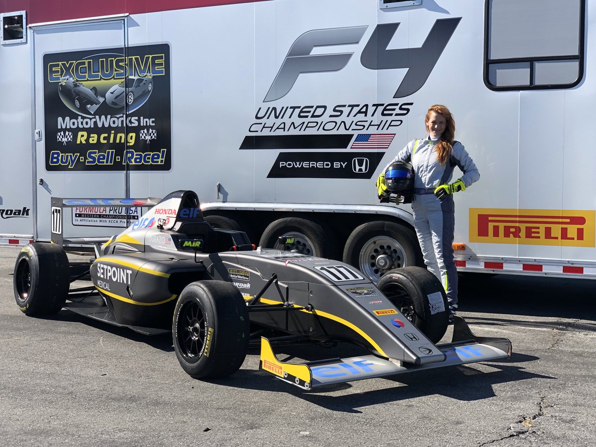 Please keep our driver Angela Durazo in prayers as she recovers from concussion #ForzaAngela