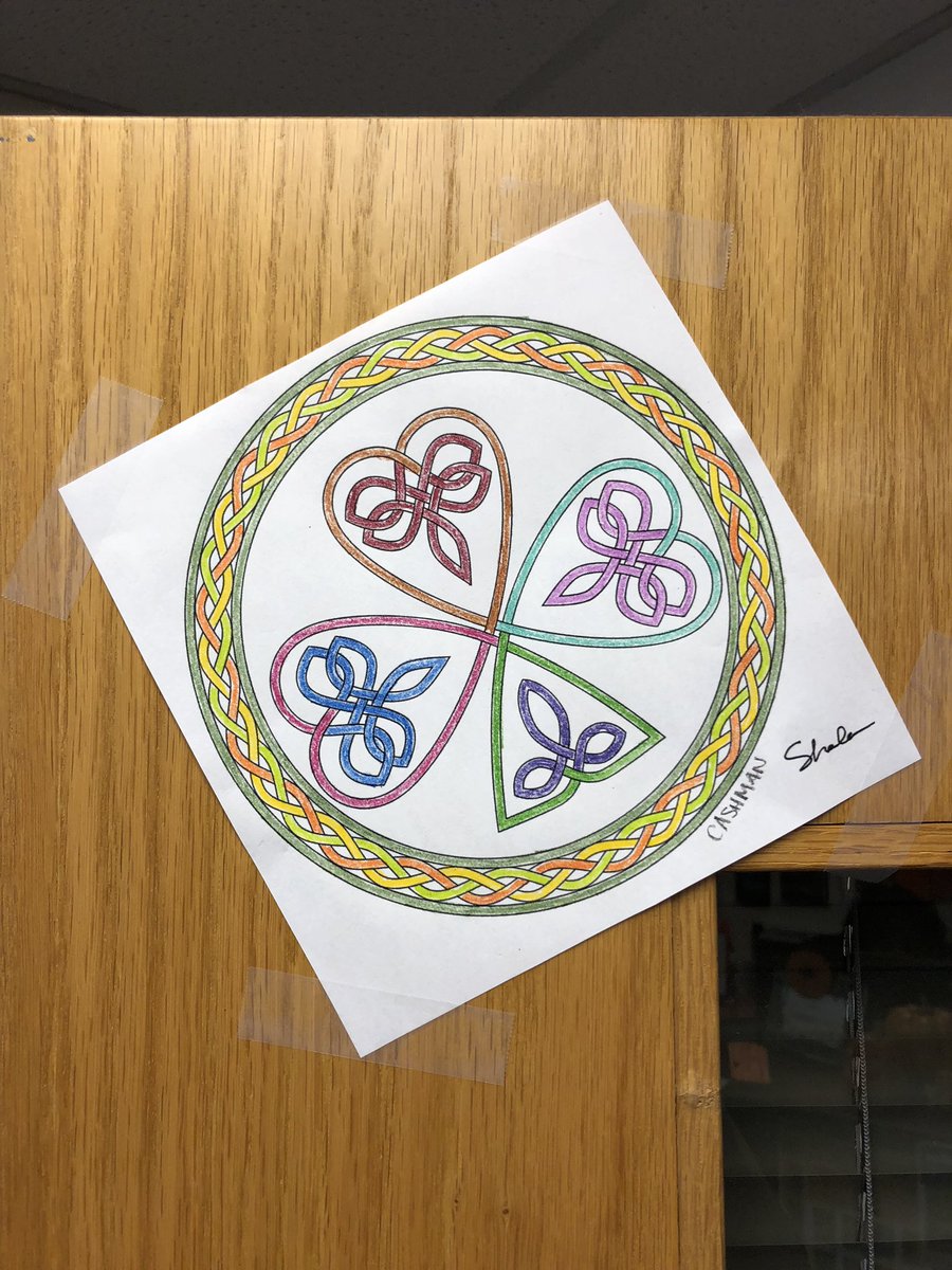 Spotted: a completed mandala #Octoberwellnesschallenge #healthyhawks