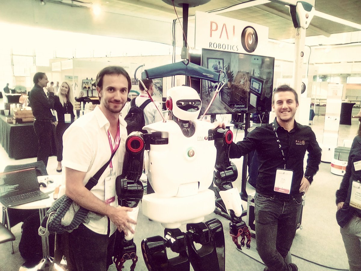 PLanillos's tweet photo. The robots from @PALRobotics are reproducing and they are evolving !! Talos is cute and strong 📣🔌🤖
@iros_2018 https://t.co/KopIrB0UBc