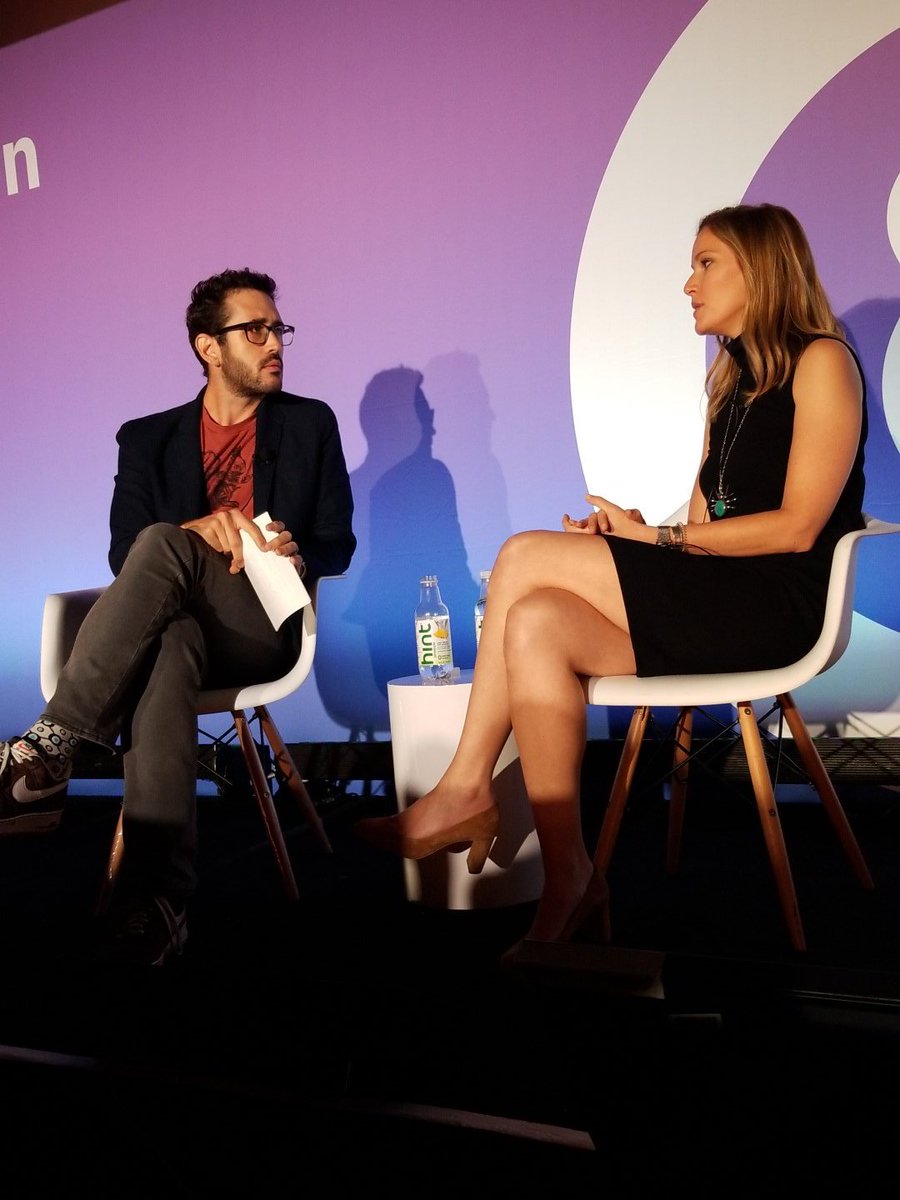 KeishaSG's tweet photo. Here at @advertisingweek! @nickdujnic of @LiveIntent and Jess Jacobs of @Wayfair on stage talking about how Wayfair conquered the adtech and martech convergence. #adweek2018 https://t.co/0VDqyS5GMM