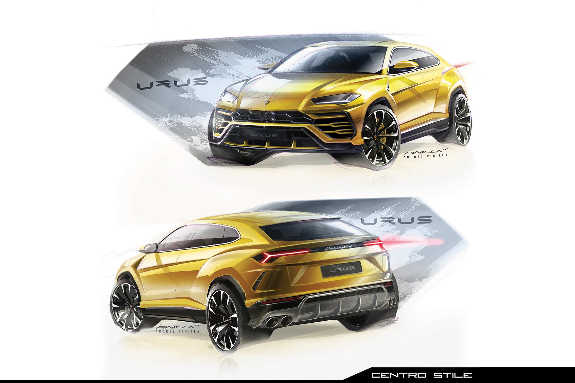 Lamborghini Urus Sketch