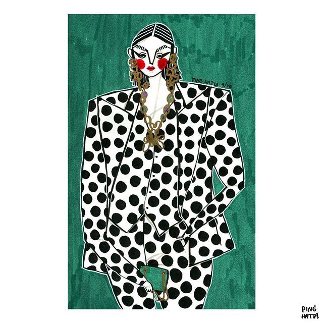 PingHatta's tweet photo. 🇮🇹⚫🇮🇹⚫🇮🇹⠀
Khun Mai @davikah in @dolcegabbana SS19 ⠀
@stefanogabbana @voguethailand @bazaarthailand 
#pinghatta #fashionillustration #dolcegabbana #davikah https://t.co/ORrl2f6xP9 https://t.co/BbAF8NNFCj